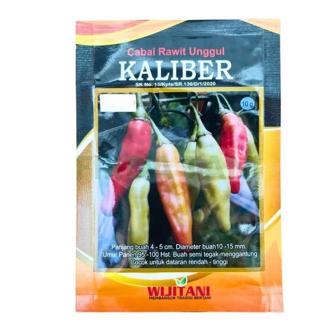 PROMO Kaliber 10gr - Benih Bibit Cabe Rawit Buah Lebat Toleran Virus Original Pabrik Wijitani Cabai