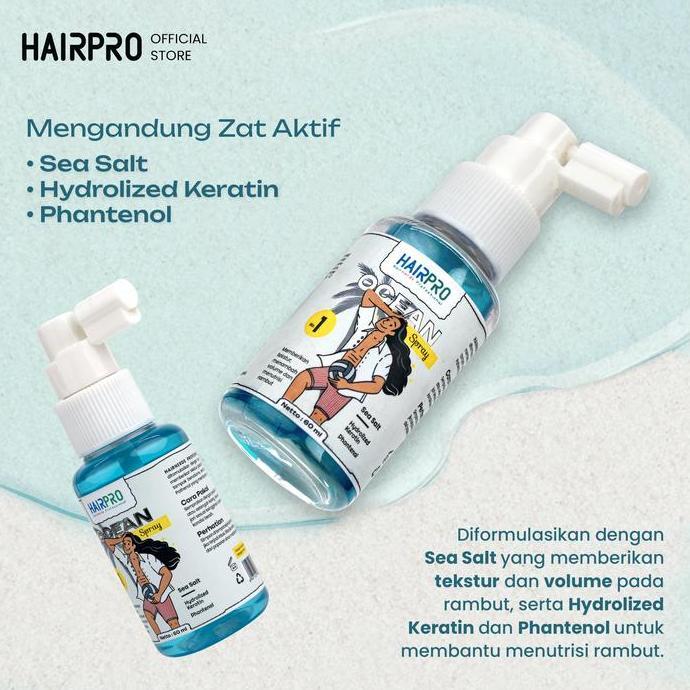 Gogogo- Hairnerds Professional - Ocean Spray / Sea Salt / 60 Ml + Hair Paste