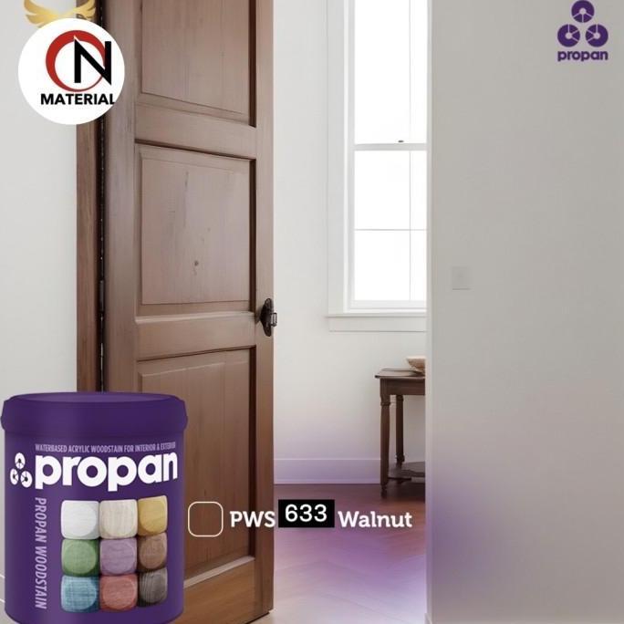 Cat Propan Woodstain PWS 633 Water Based Gloss / Satin Walnut