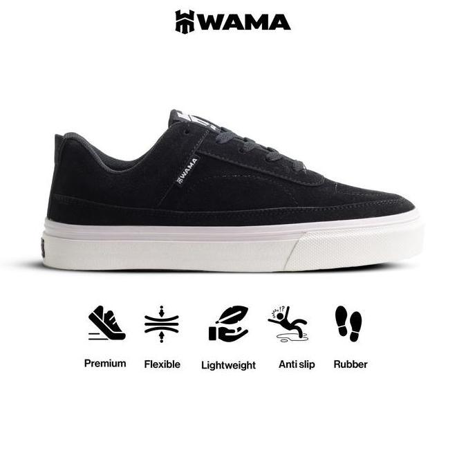 Kets- Sepatu Wama Temfox 39-43 Sepatu Sneakers Pria Vulcanized