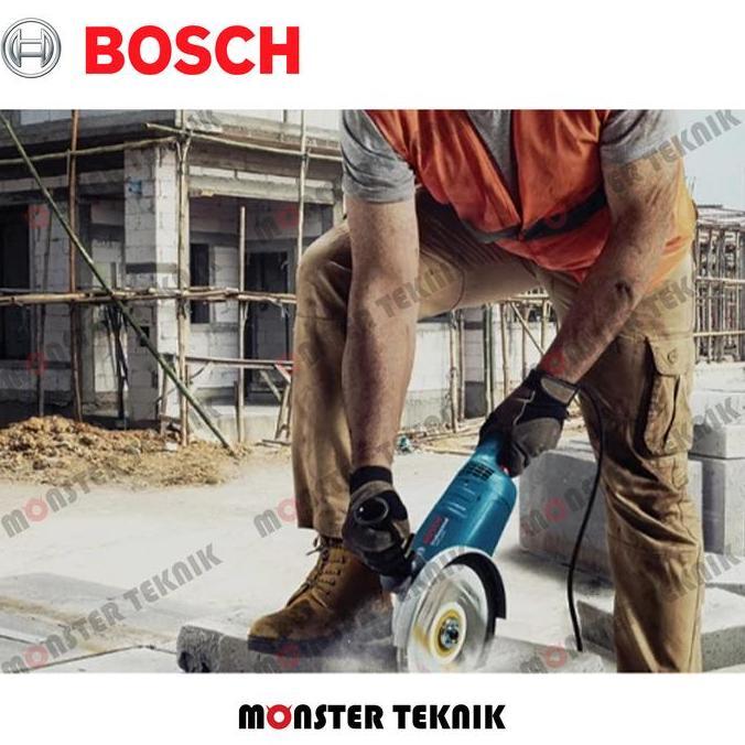 Ironday- Mesin Gerinda Bosch 7Inch Gws 2200-180 Angle Grinder 7" Gws2200