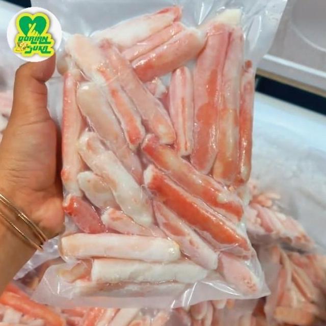 Rahmanaputra5 - Daging Paha Kepiting Crab Alaska 500 Gr - Original Fresh Frozen Tanpa Pengawet Kaya 