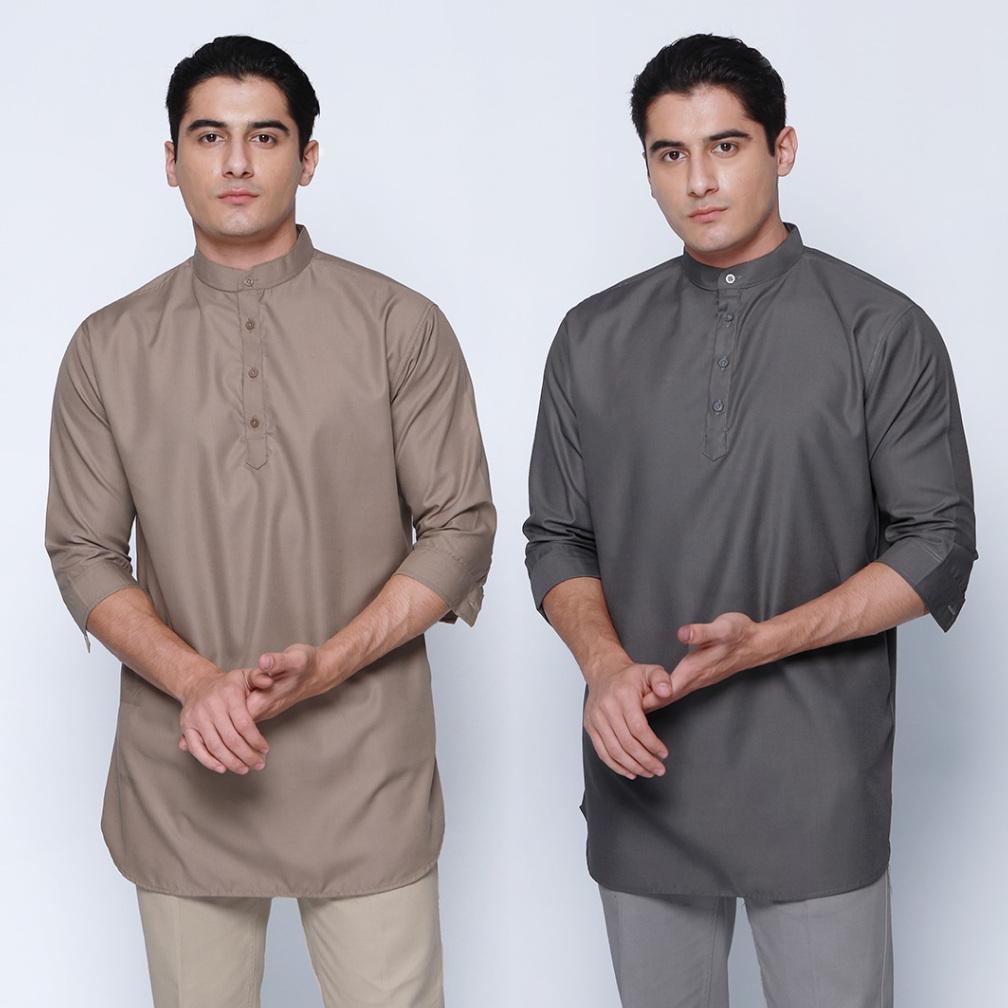 FREE ONGKIR CASELLA BAJU KOKO KURTA LENGAN | CASELLA KURTA HAMZAH SOLID BASIC