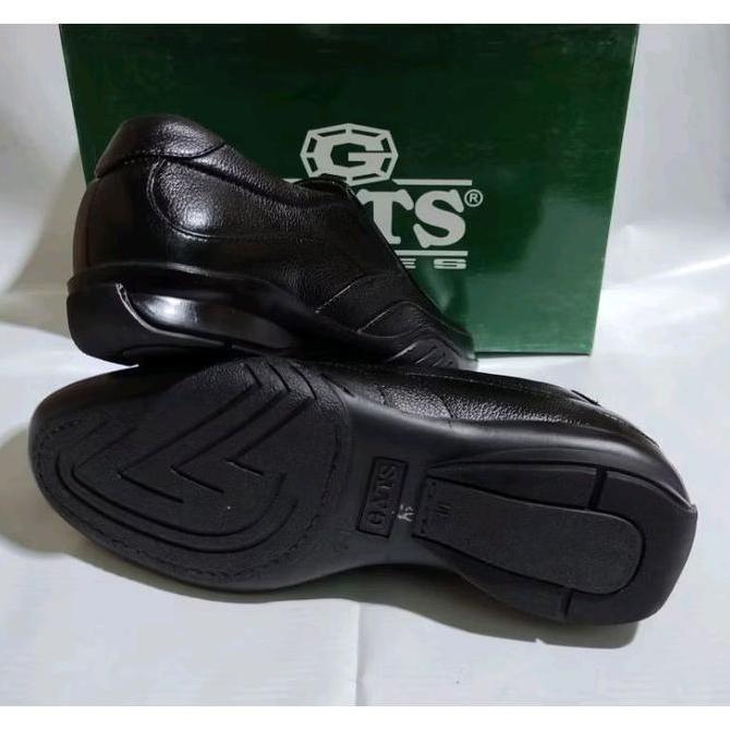Kets- Sepatu Kulit Gats Gi 7221 Hitam 38-43 Sepatu Pantofel Pria Original Shoes