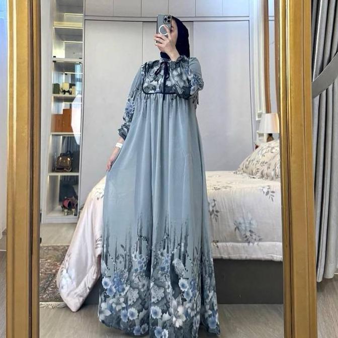 gamis jumbo rayon viscose KS