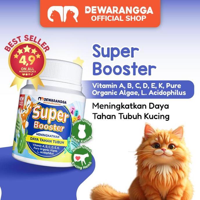 Miaw- Vitamin Imun Kucing Super Booster Dewarangga - Vitamin Imunitas Kucing