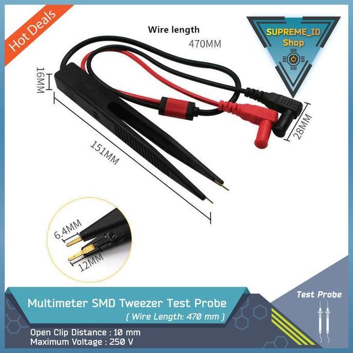 Irontime- Multimeter Pcb Smd Tweezer Test Probe