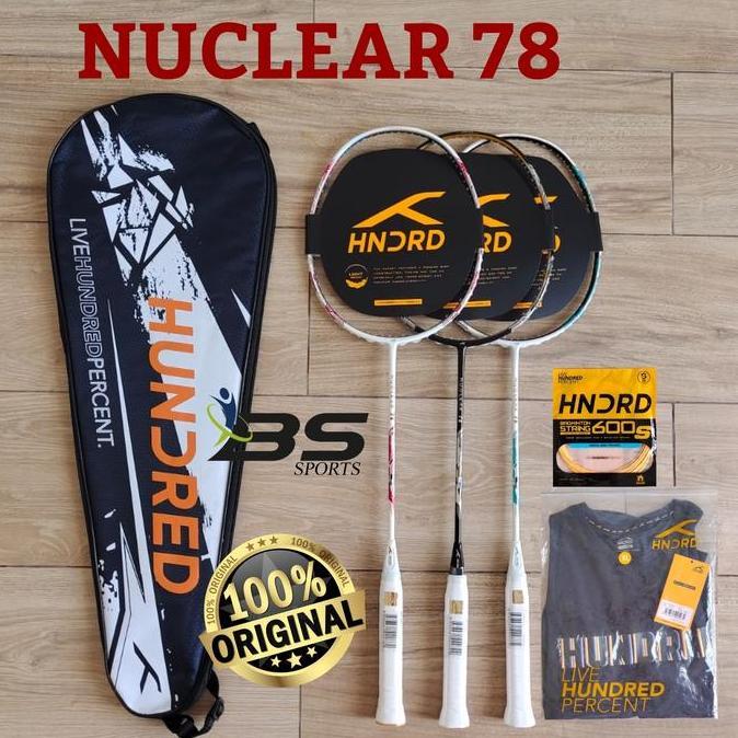 Promo RAKET BADMINTON HUNDRED NUCLEAR 78 HNDRD NUCLEAR 78 ORIGINAL Diskon