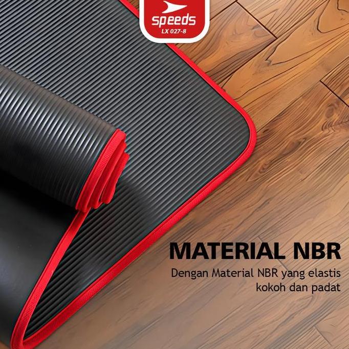 Speeds Matras Workout Nbr Matras Yoga Alas Workout Alas Senam Dirumah Ibu Hamil Tebal 10Mm 027-5