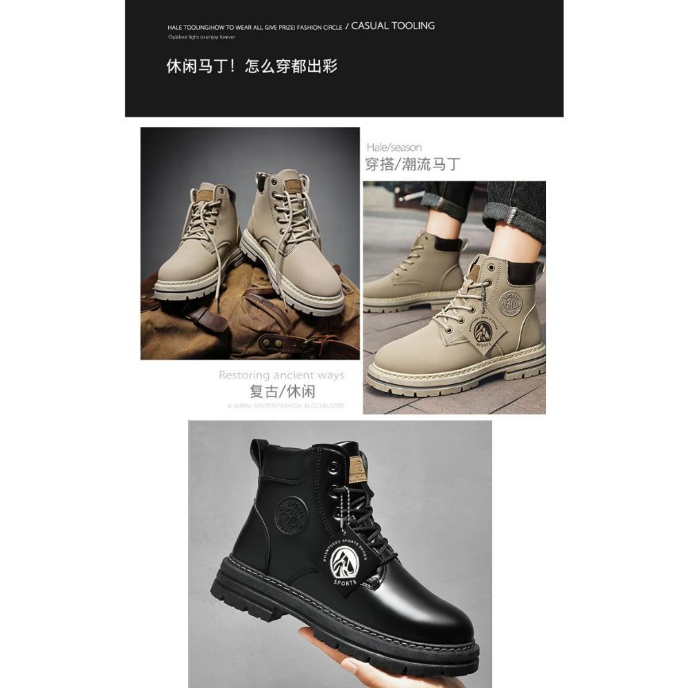 Hot Deals 2025 Sepatu Dr Martens Original Sol Tinggi Low Boots Pria Casual Terbaru Sepatu Boots Pria