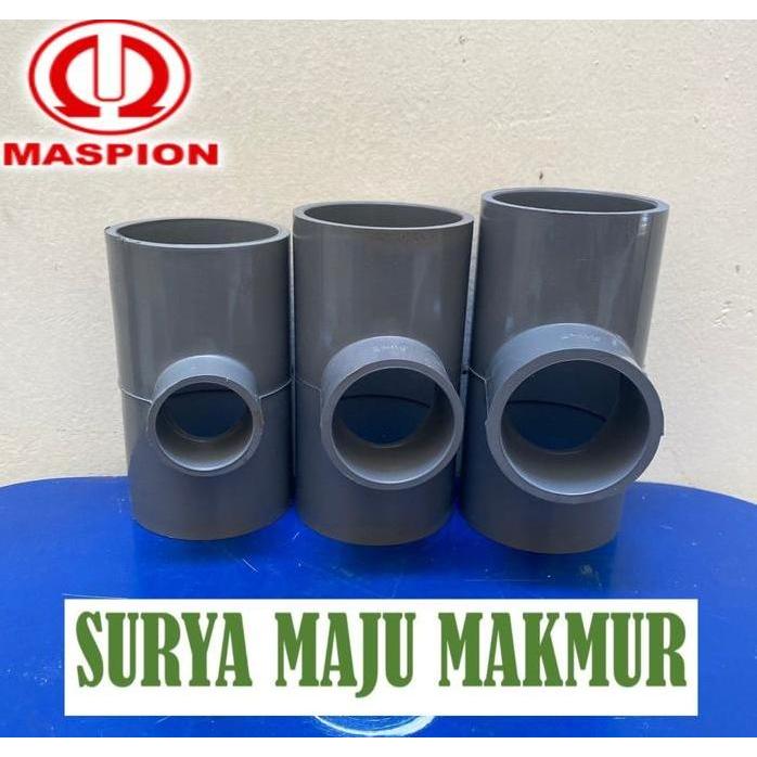 REDUCER TEE MASPION AW 2 X 1" VTEE 2 X 1-1/4" VLOK 2 X 1-1/2" TEE 2" INCH PVC