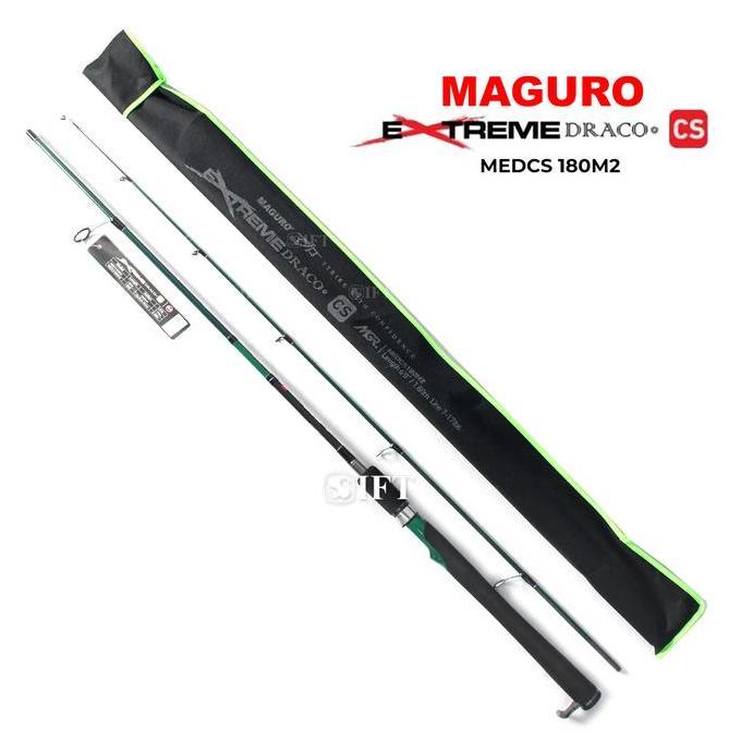 Joran Maguro Extreme Draco Cs | Full Fuji | Kolam Galatama Mas Bawal Lele Patin 180