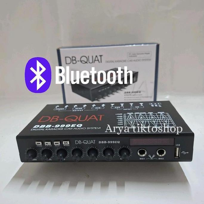 DB240 - Pream Parametrik DBB-999EQ bluetoth Equalizer Pream DB QUAT DBB-999EQ Parametrik Equalizer A