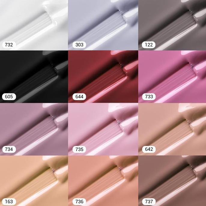 Cod,Bisa- Classic Color SchemeMefa 12 Set Cat Kuku Gel Warna Semua Musim Kit Kuku Gel Christmas Hadi