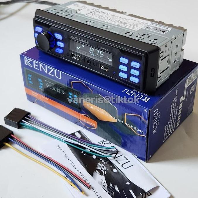 DS354 - Tape Mobil Radio FM Mp3 Player Dua Port USB dan Bluetooth Kenzu KNZ-3045