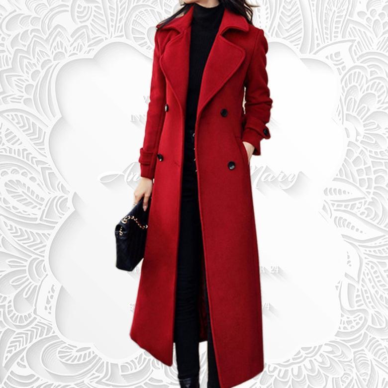 TERBARU LONG BLAZER COAT IMPORT PREMIUM/ COAT POCKET KATUN IMPORT