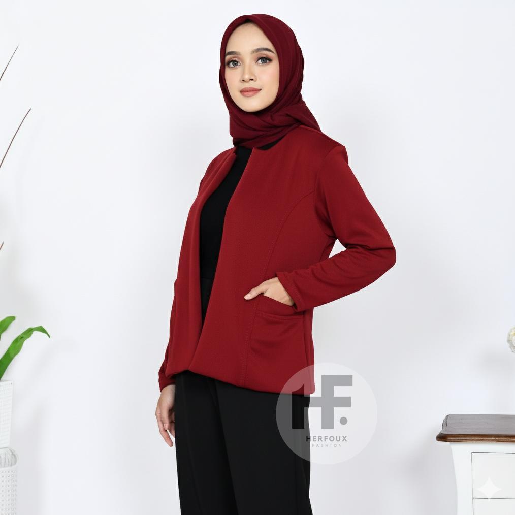 NEW PRODUCT Amora Blazer Wanita Exclusive Outer Casual Formal