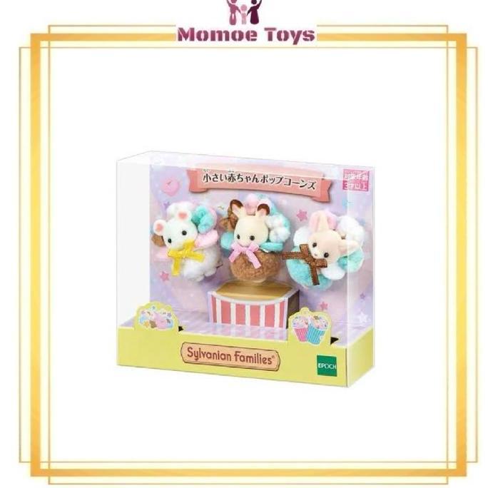 Sylvanian Families Little Baby Popcorns Rabbit Mouse Fox Set Original Epoch Japan