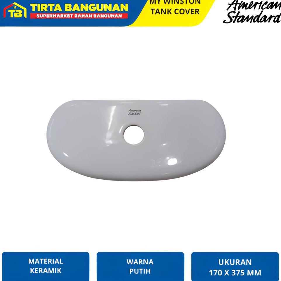 American Standard My Winston Tank Cover Tutup Tangki Closet Toilet Wc Duduk Putih