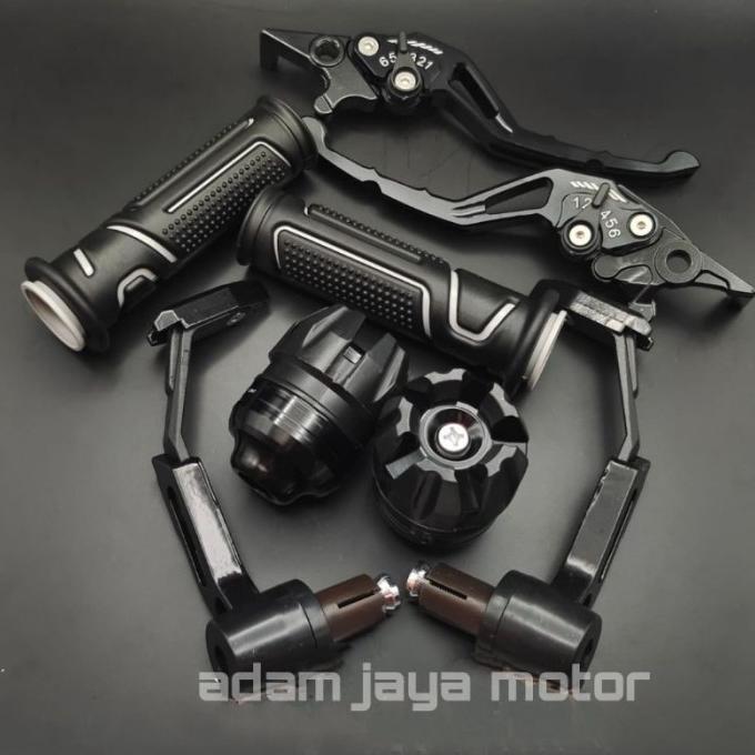 Paket Variasi 4IN1 Handle Rem Handgrip Robot Proguard Robot Jalu as depan  untuk semua jenis motor N