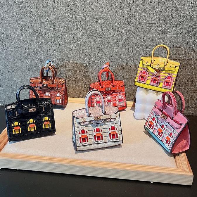 Koleksi Miniature Tas Wanita Lucu Unik / Bag Miniature Display - ITS ME M103 Hadiah Kayu