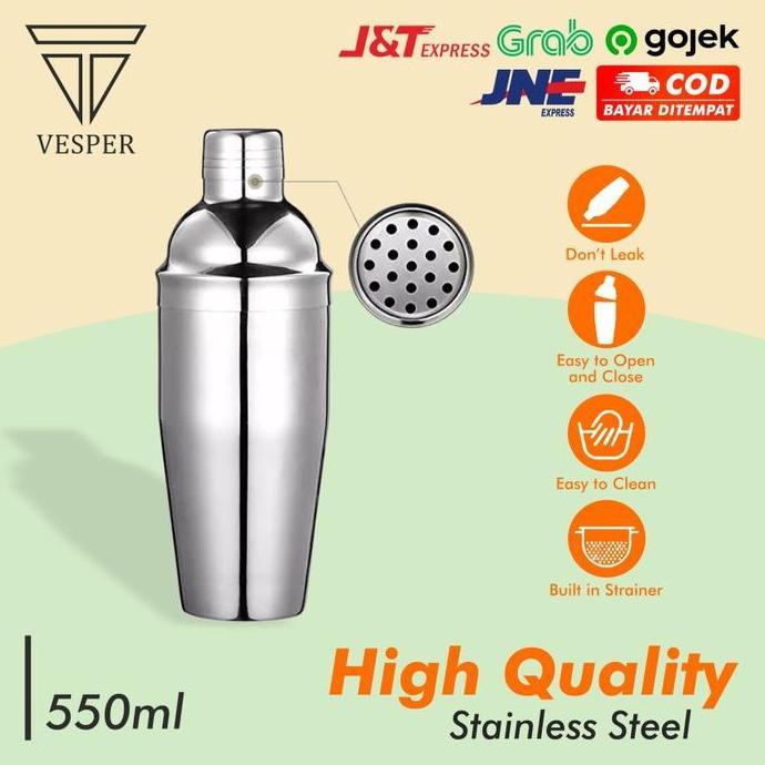 Instancodbisa- Shaker Cocktail / Shaker Stainless / Shaker Cocktail Stainless