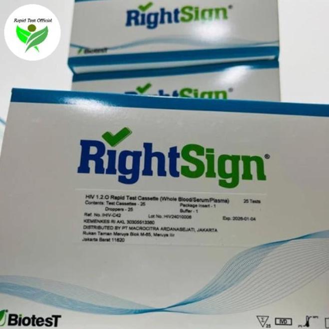 HIV Rightsign isi 25 test
