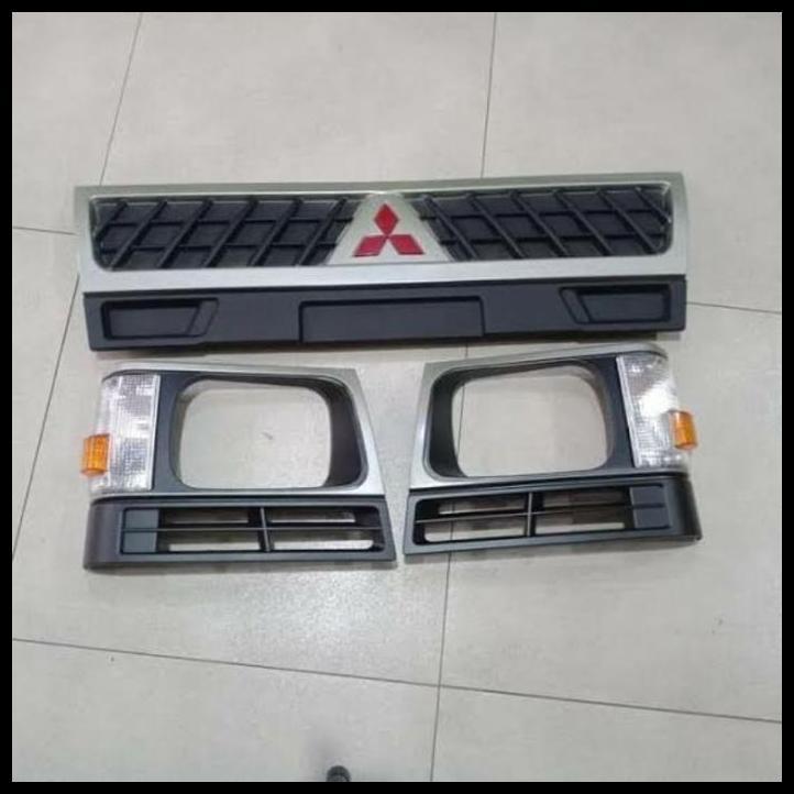 TERLARIS 1 SET LENGKAP GRILL DEPAN MUKA / FRONT GRILL MITSUBISHI L300 MODEL 