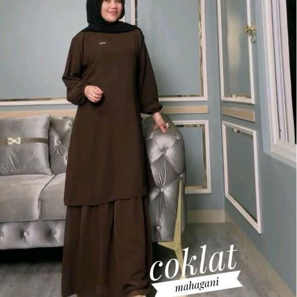 Gamis Malaysia Anggun Dress Sarimbit Wanita Murah Pasti Ori