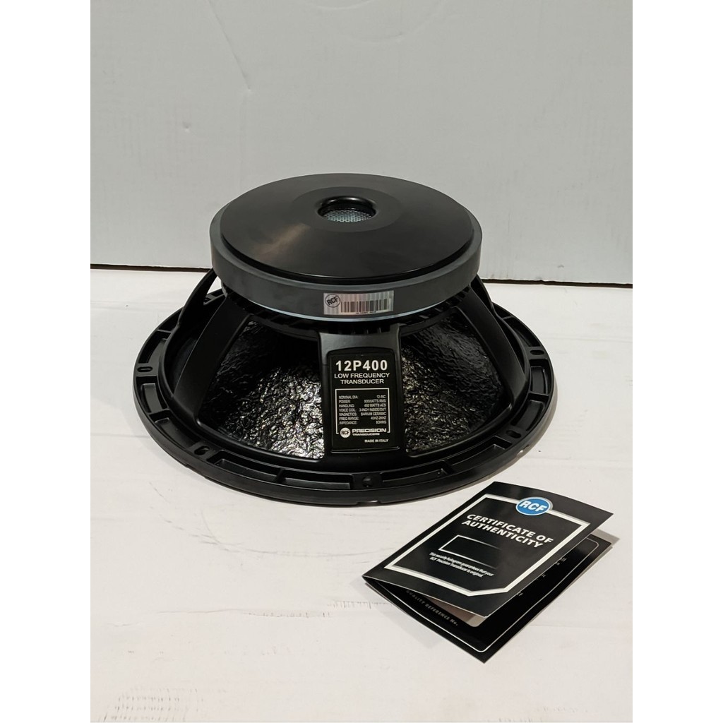 speaker 12 inch RCF 12P400 DAUN COATING VC 3 IN / rcf 12p400 ORIGINAL
