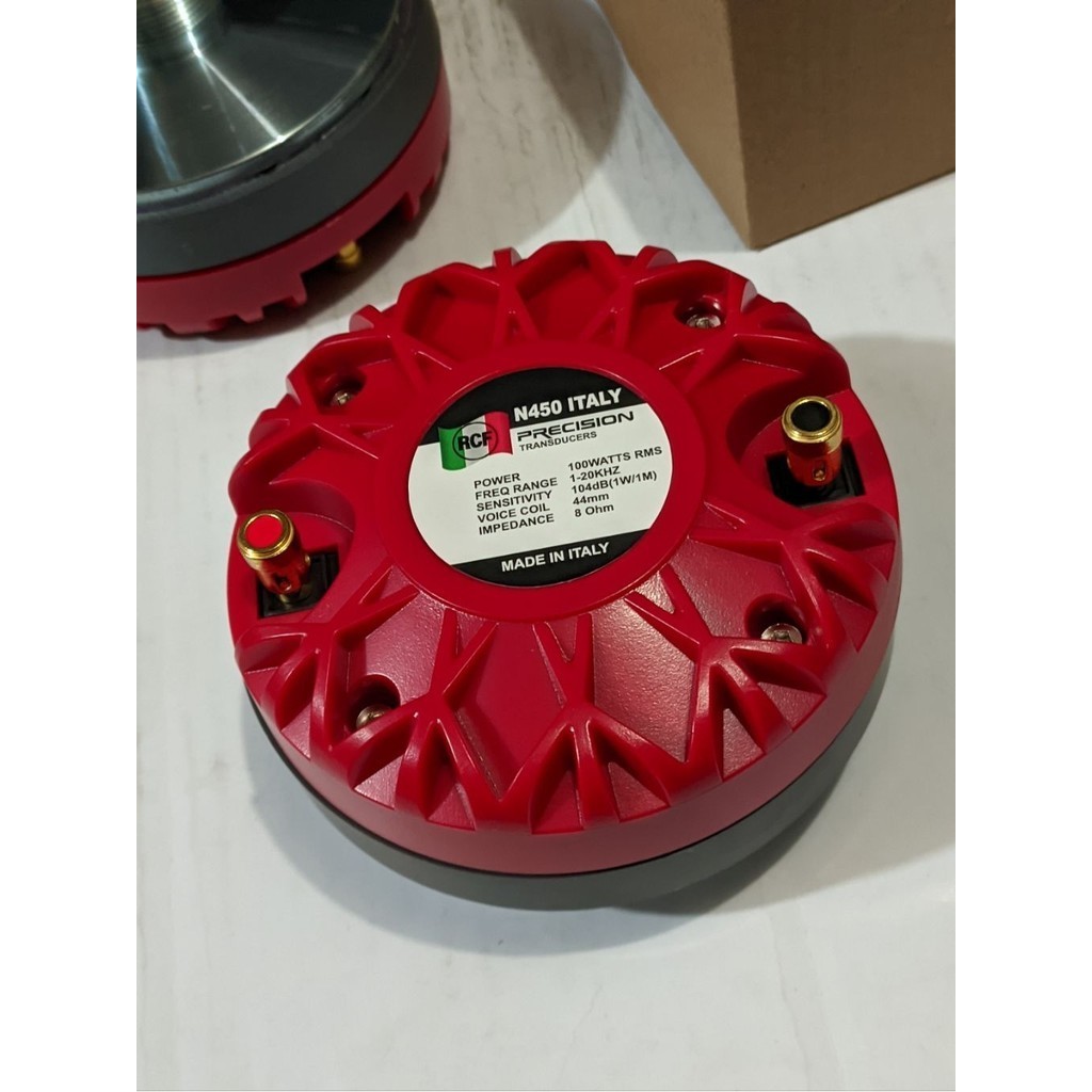 Driver tweeter RCF N450 ITALY 100WATTS GRADE A ORIGINAL DRAT/DRIVER TWEETER RCF N450 ITALY GRADE A++