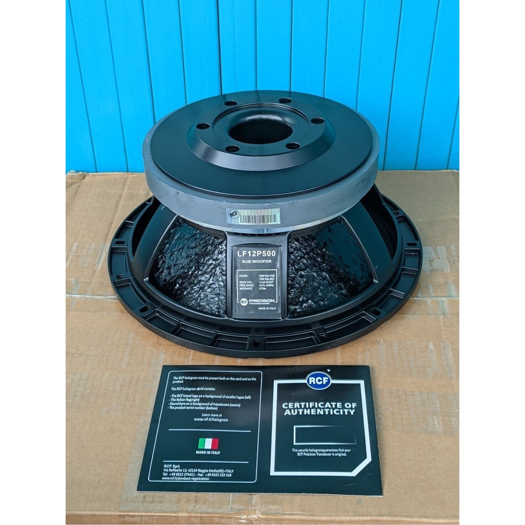 speaker 12 inch RCF LF 12P500 VC 4 IN DAUN COATING ORIGINAL/speaker 12 inch rcf lf 12p500 vc 4 in or