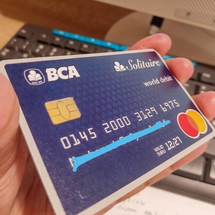 Custom tap card Edition BCA Solitaire Berkualitas