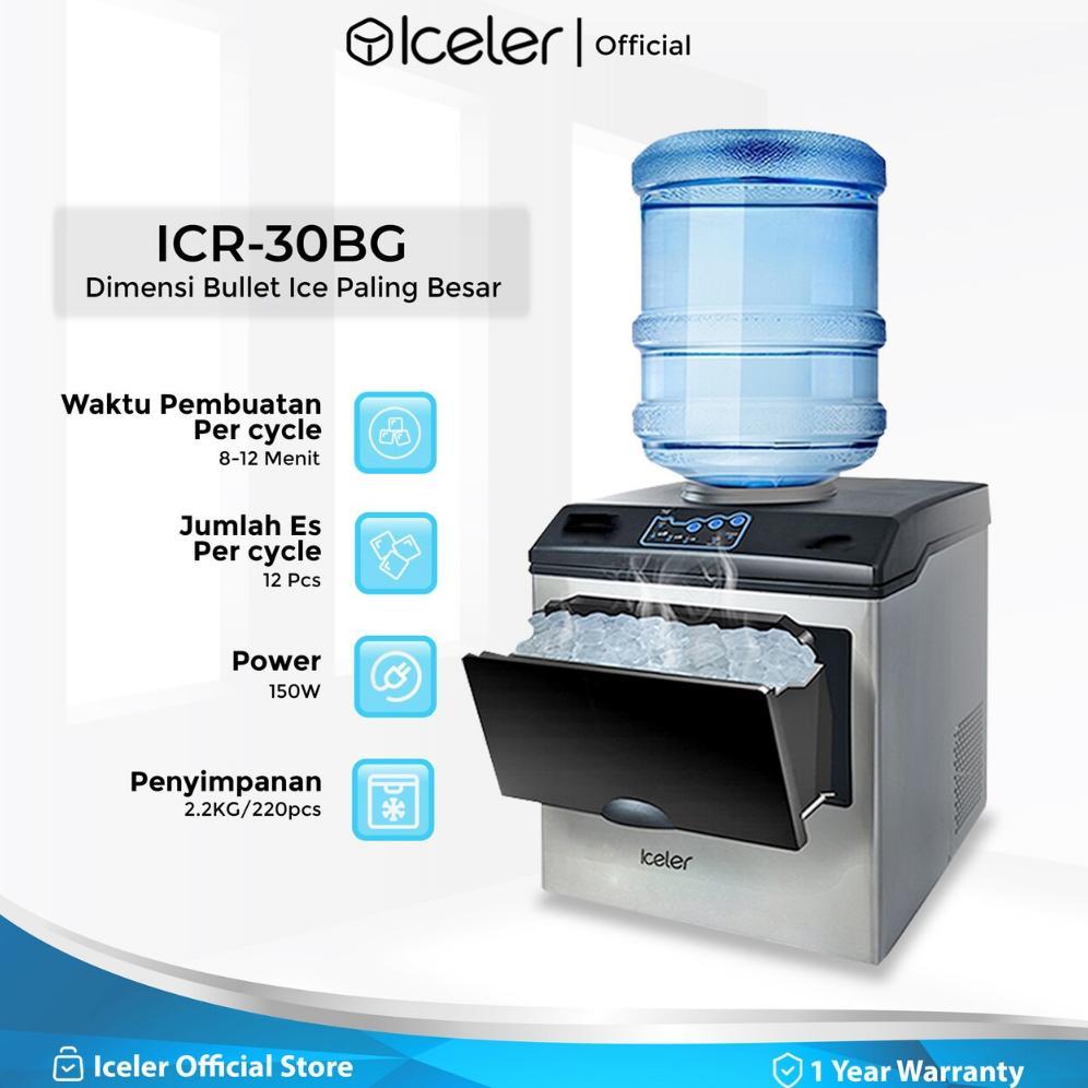 Iceler Mesin Es Batu Iceler 30KG/24JAM Ukuran Es Besar