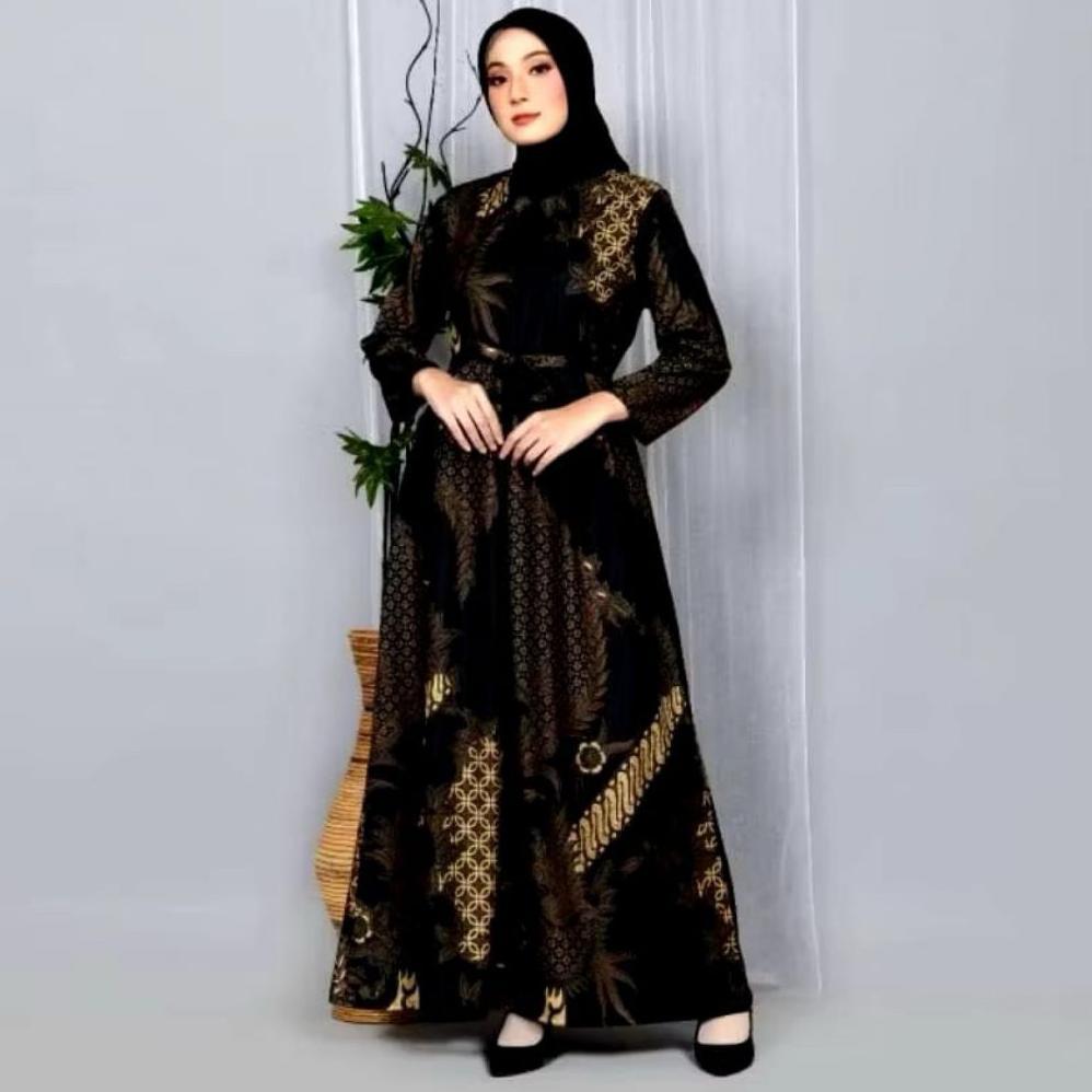 DISKON GAMIS BATIK MODEREN/ GAMIS BATIK KONDANGAN.  MOTIF CANTIK KEKENIAN.GAMIS BUSUI