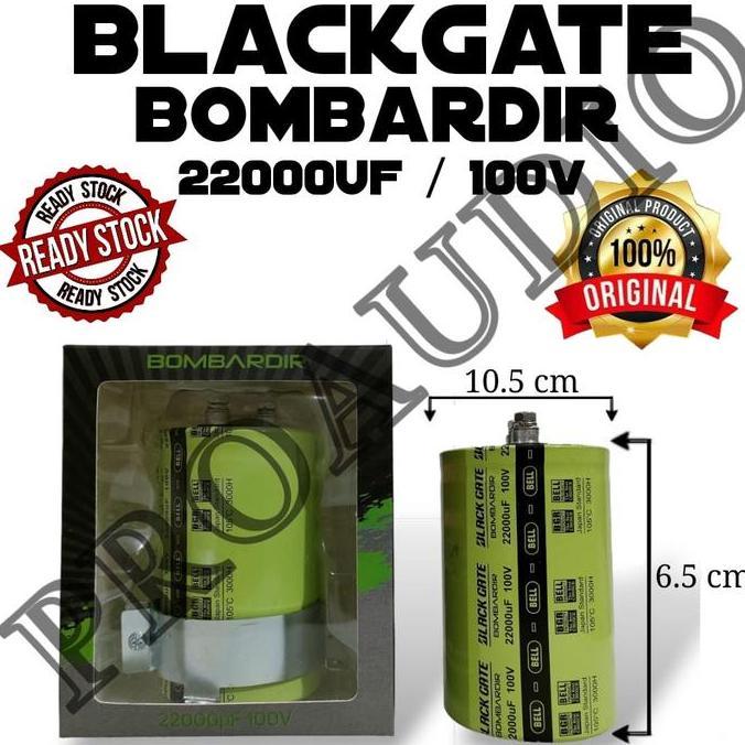 TERBARU - elco kapasitor bombardir 22000uf 100v bell original