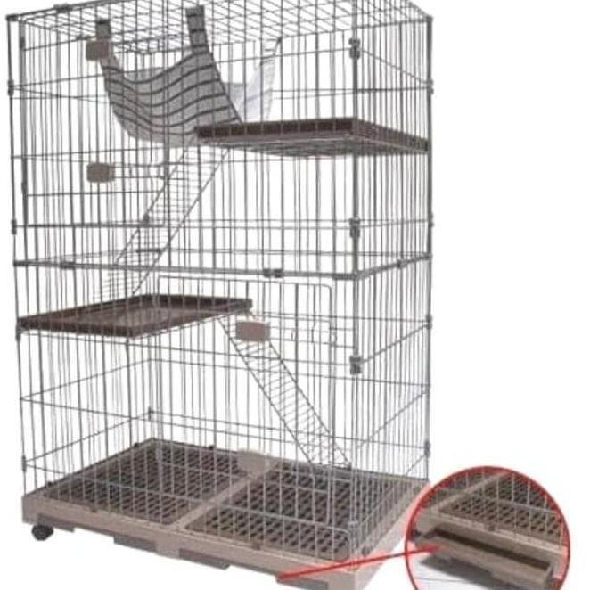 Kandang Kucing Oktagon C-360 Tinggat 3Lantai / Kandang Kucing Lucu