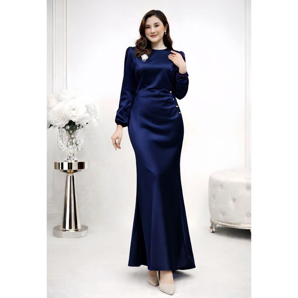 DISKON FAZIRA ELORA DRESS GAMIS POLOS CASUAL SIZE M L-XL PAKAIAN MUSLIM KONDANGAN BRIDESMAID WANITA 