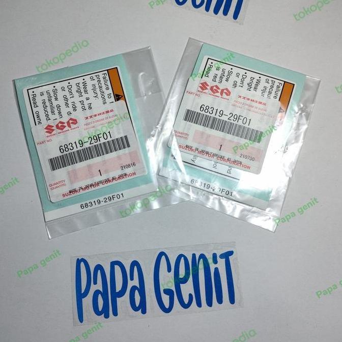 stiker sticker warning skywave hayate