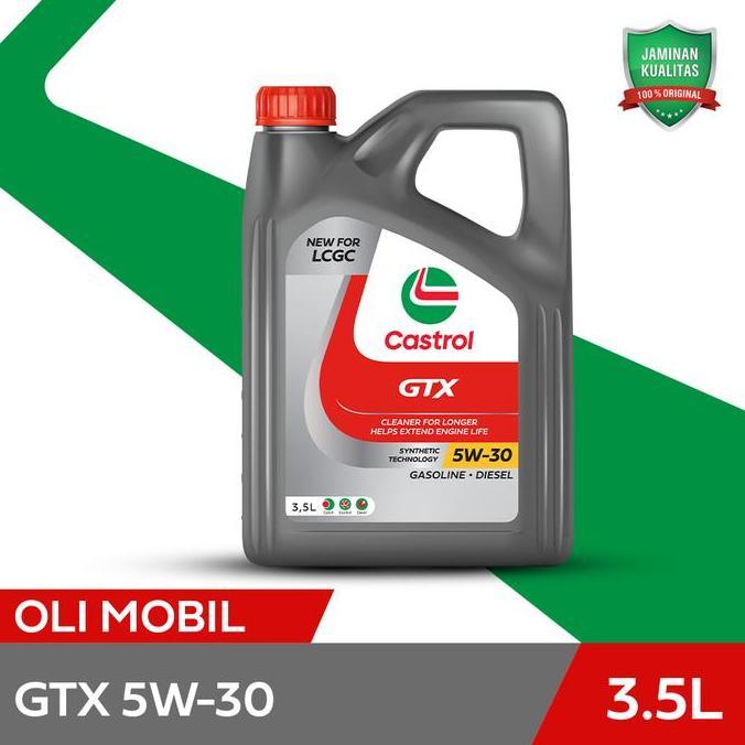 Oli Mesin Mobil Castrol GTX 5W-30 (3.5L)