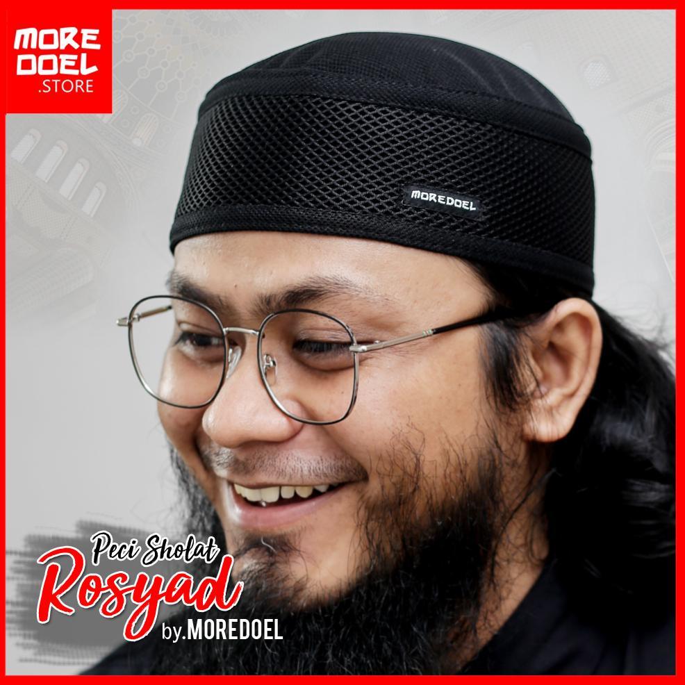 PREMIUM MOREDOEL - KOPIAH PECI HITAM PECI DEWASA ROSYAD BY MOREDOEL