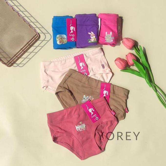 Instancodbisa- Celana Dalam Anak Perempuan Lydyly Cd Anak Lydyly Karet Lebar