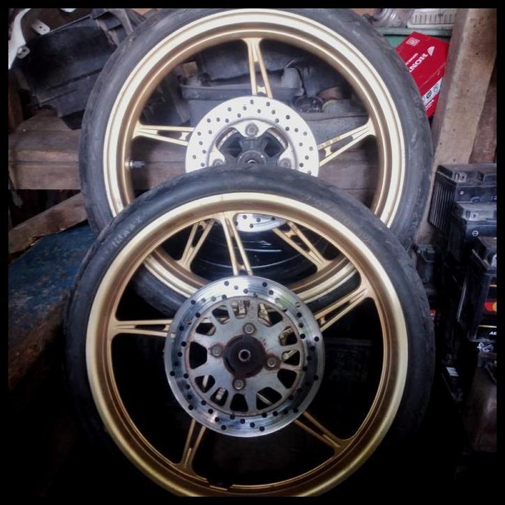 BEST DEAL VELG PELEK DEPAN BELAKANG YAMAHA JUPITER MX NEW 135 DD ORIGINAL