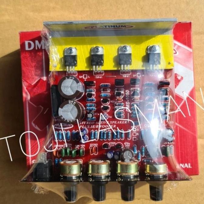 promo kit pcb aktif active stereo tip 41 42 tip41 +subw subwofer dms 1050