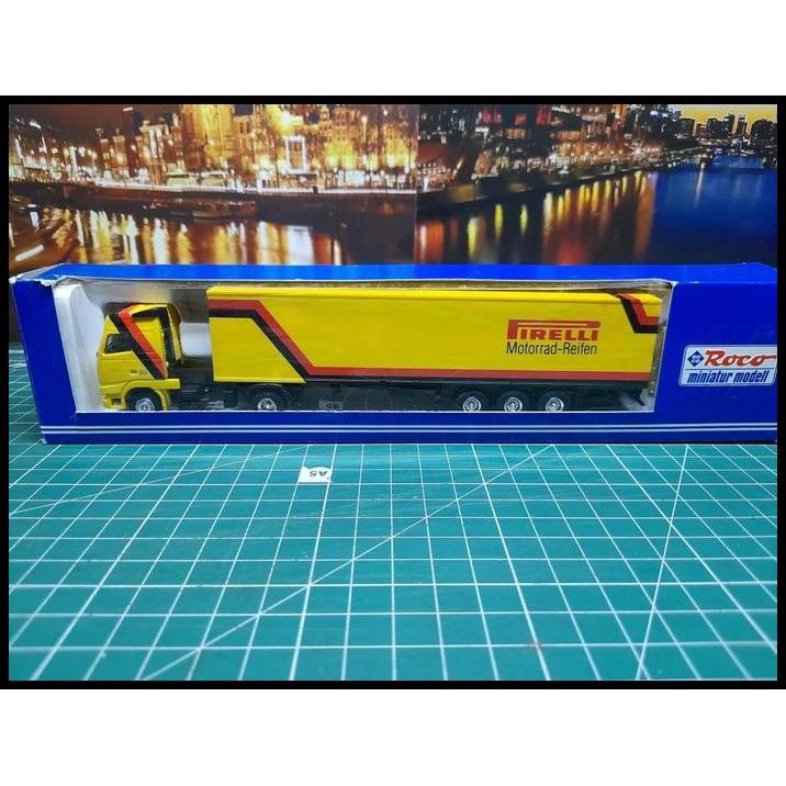 TERMURAH ROCO SKALA 1:87 - VOLVO TRUCK FH16 PIRELLI ART NO : 1593 ROC48 