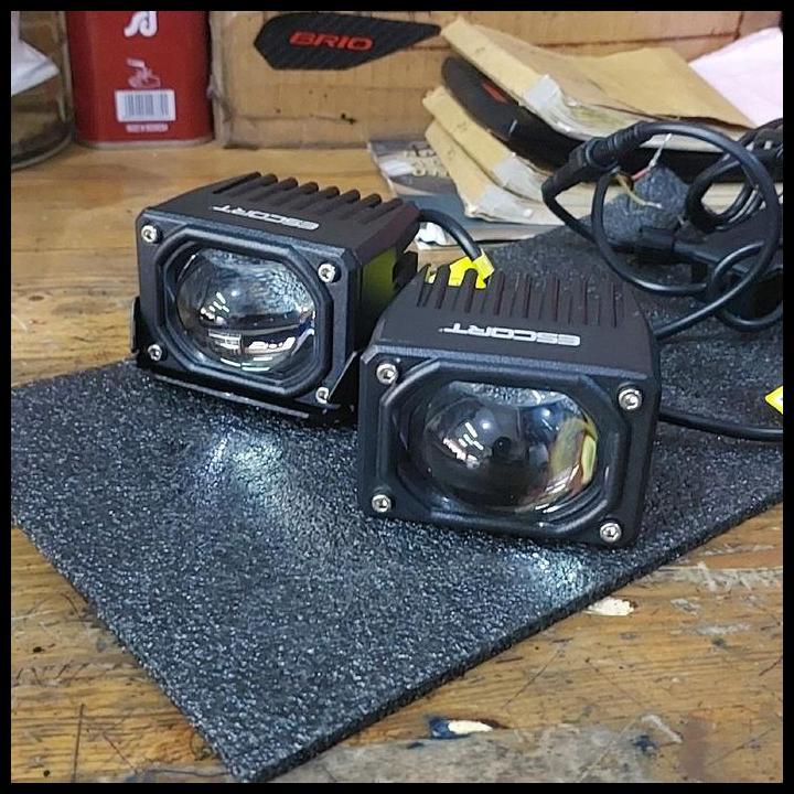 TERBARU MINI PROJIE U SERIES 1 MATA WHITE YELLOW LAMPU MINI PROJIE LAMPU TEMBAK MOTOR MOBIL 