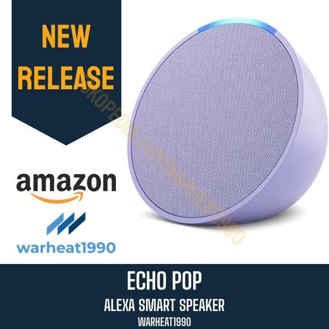 promo Amazon Echo Pop Alexa Compact Smart Speaker ORIGINAL