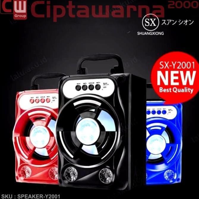 promo Speaker Portable Bluetooth Super Bass Semua Model SX Y2001 Y2005 Y2006
