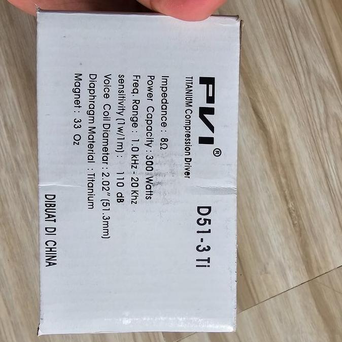 promo Driver Tweeter PVI D-51 VC 2 inchi