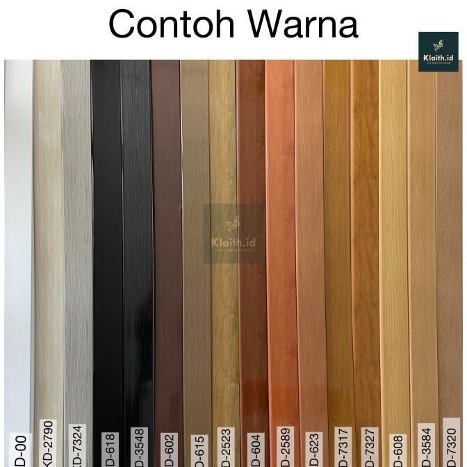 List Skirting PVC, Lis plint dinding PVC Kangbang Tinggi 8 CM